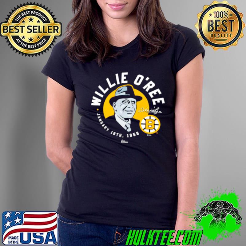 Willie O’Ree Boston Bruins number retirement Ladies Tee Willie O’Ree Boston Bruins number retirement Ladies Tee