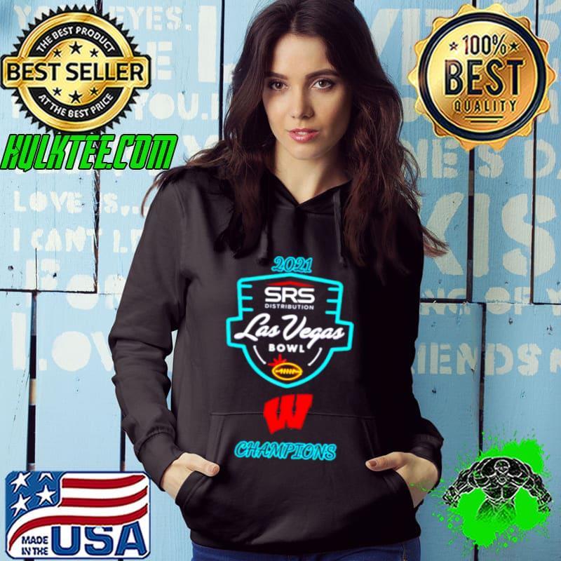 Wisconsin Badgers 2021 SRS Distribution Las Vegas Bowl Champions shirt