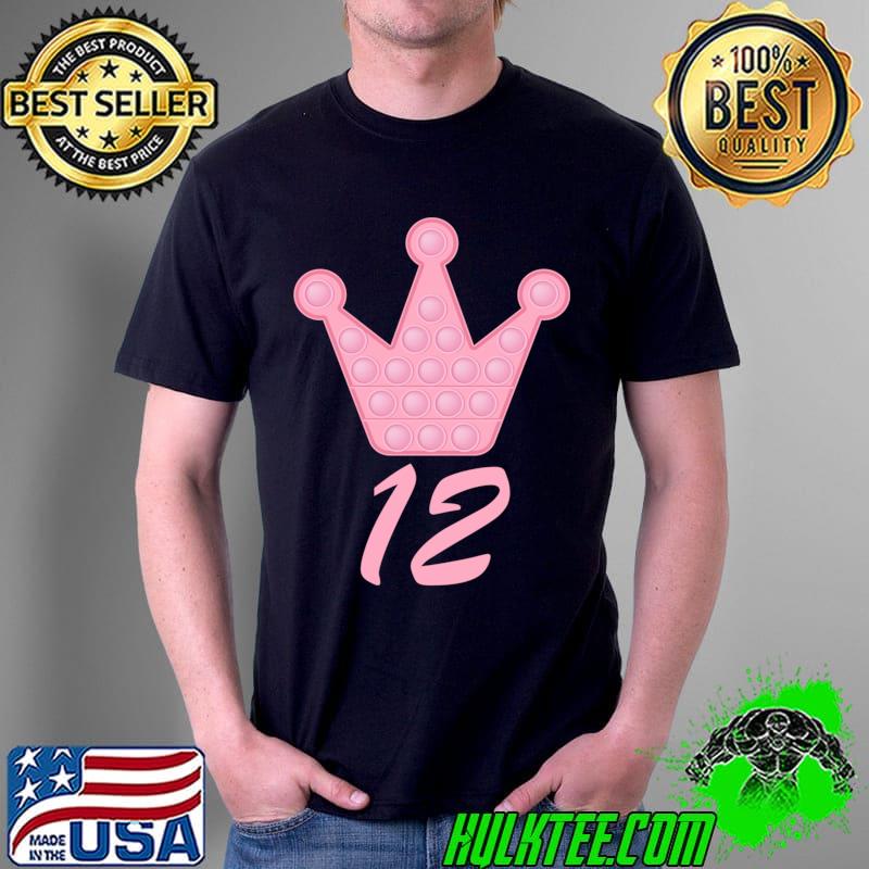 12th Birthday Queen Pink Crown Bday Decoration T- Unisex 12th Birthday Queen Pink Crown Bday Decoration T- Unisex