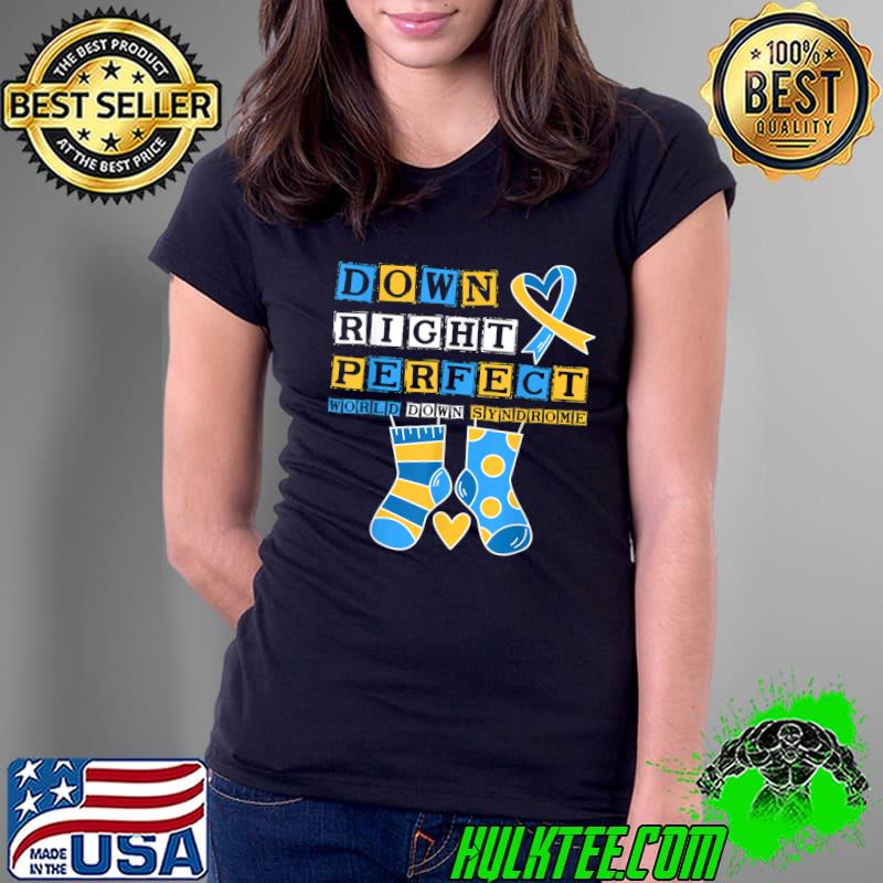 21 March World Down Syndrome Day Awareness Socks T-Shirt