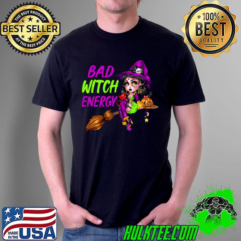 Bad Witch Energy Cute Goth Halloween Witch, Funny Witch T- Unisex Bad Witch Energy Cute Goth Halloween Witch, Funny Witch T- Unisex