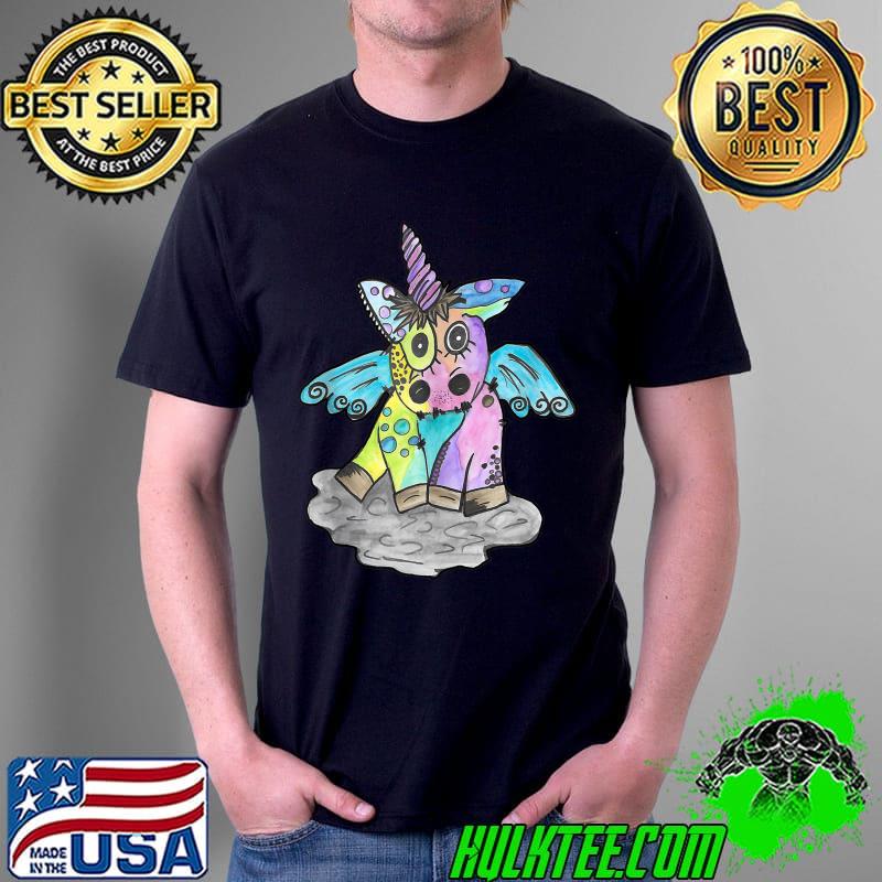 Beautiful Rainbow Crazy Punk Rock Unicorn T- Unisex Beautiful Rainbow Crazy Punk Rock Unicorn T- Unisex