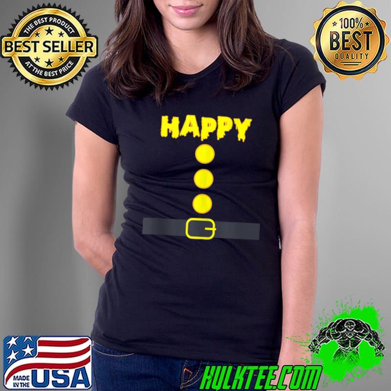 Best Happy Dwarf Halloween Family Matching Costume Color Happy T- Ladies Tee Best Happy Dwarf Halloween Family Matching Costume Color Happy T- Ladies Tee