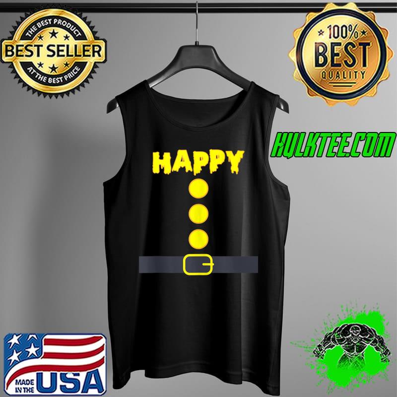 Best Happy Dwarf Halloween Family Matching Costume Color Happy T- Tank Top Best Happy Dwarf Halloween Family Matching Costume Color Happy T- Tank Top