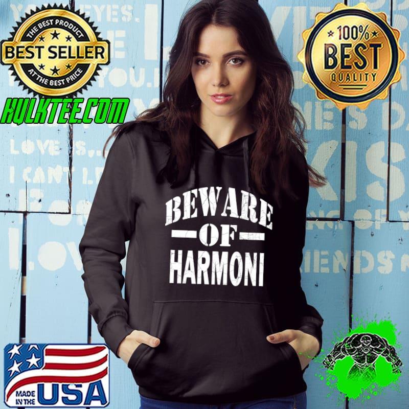 Beware of Harmoni Family Reunion Last Name Team Custom T-shirt