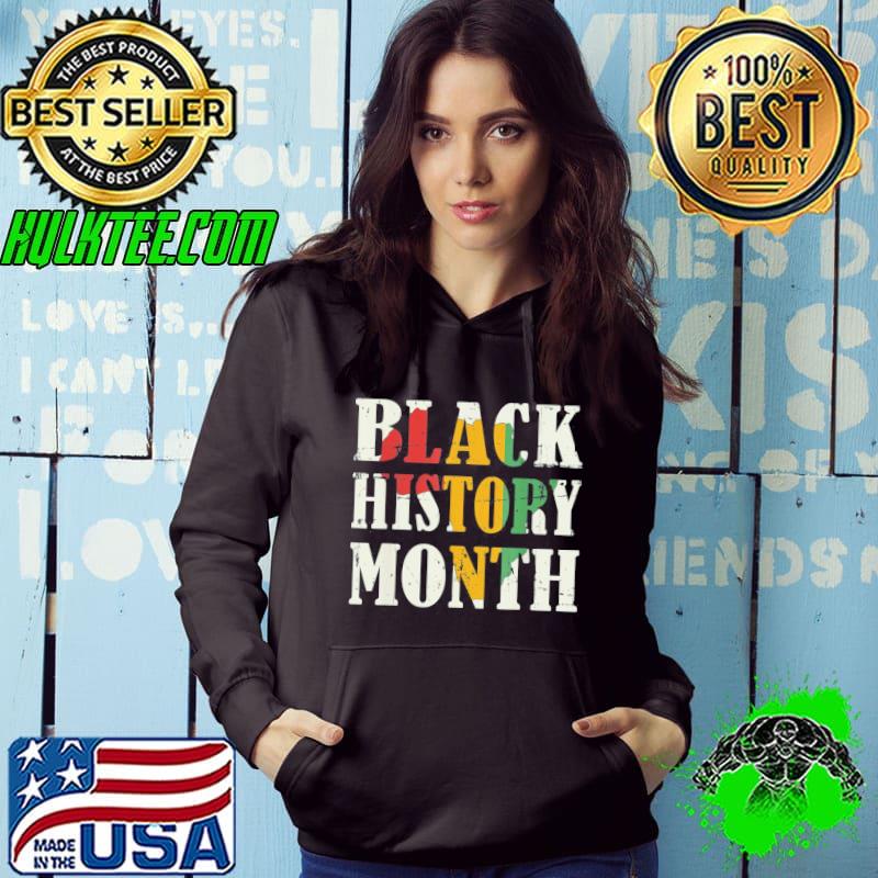 Black history month with african map flag for afro freedom shirt