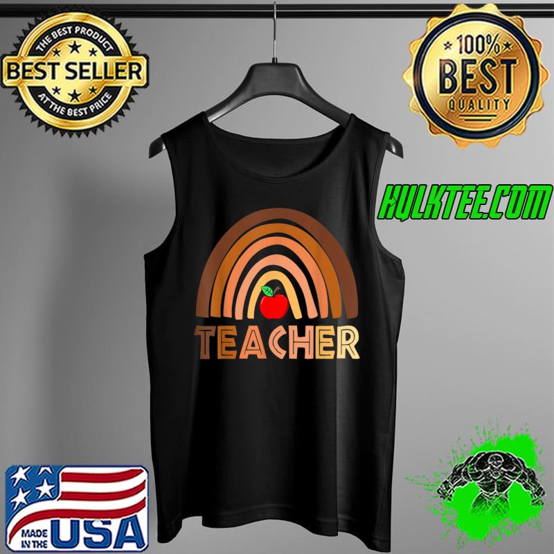 Black Teacher Magic Rainbow Teacher Black History Month T-Shirt Tank Top Black Teacher Magic Rainbow Teacher Black History Month T-Shirt Tank Top