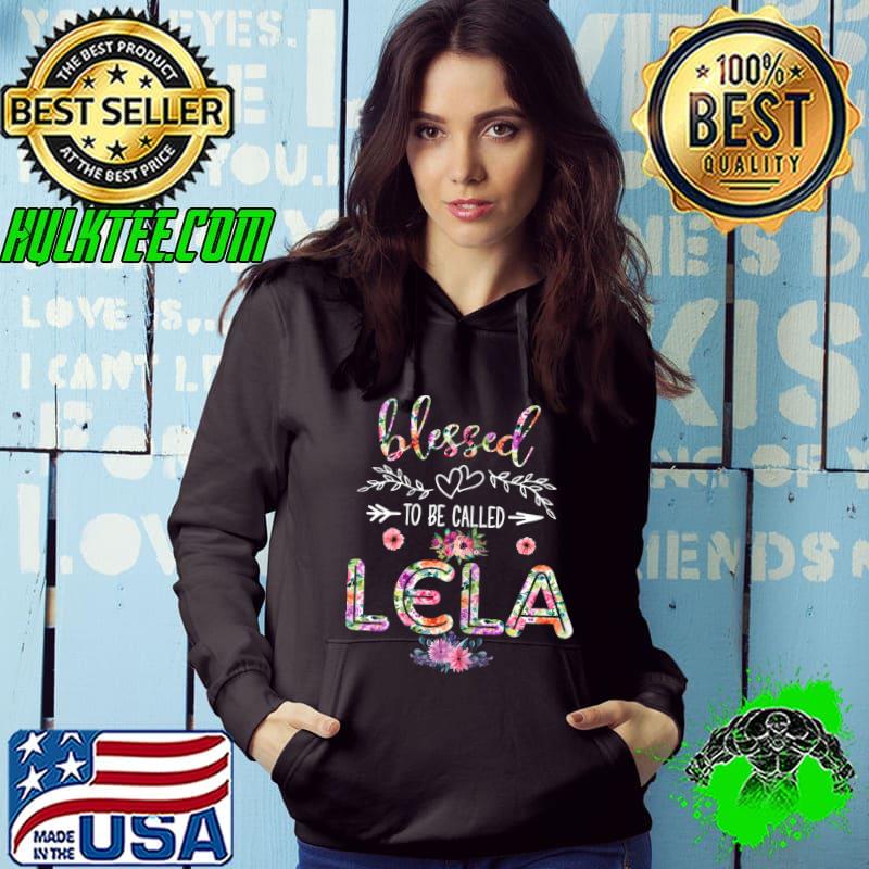 Blessed To Be Called Lela Floral Lela Mothers Day T-Shirt