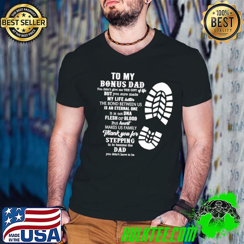 Bonus dad fathers day gift from daughter son Guys V Neck Bonus dad fathers day gift from daughter son Guys V Neck