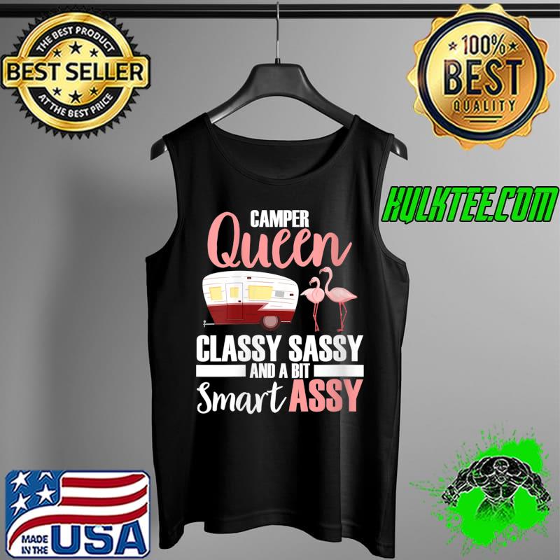 Camper Queen Classy Sassy Camping RV For Women Girls Kids T- Tank Top Camper Queen Classy Sassy Camping RV For Women Girls Kids T- Tank Top