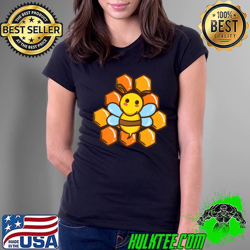 Cartoon Honey Bee I Bumble Bee I Kids Bee Premium T-Shirt Ladies Tee Cartoon Honey Bee I Bumble Bee I Kids Bee Premium T-Shirt Ladies Tee