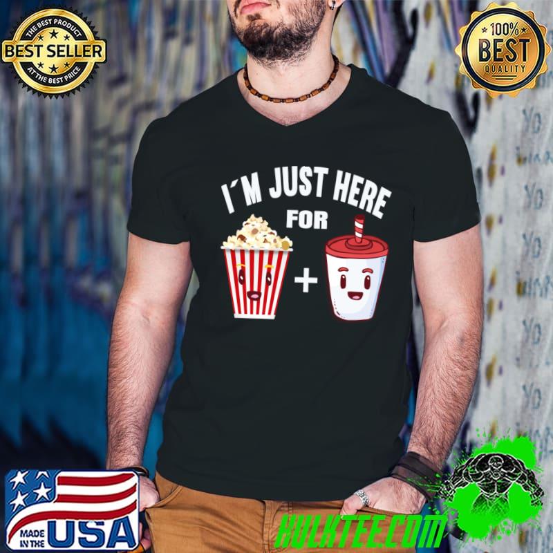 Cool Popcorn Butter Quotes Sweet Cinema Movie Snack T- Guys V Neck Cool Popcorn Butter Quotes Sweet Cinema Movie Snack T- Guys V Neck