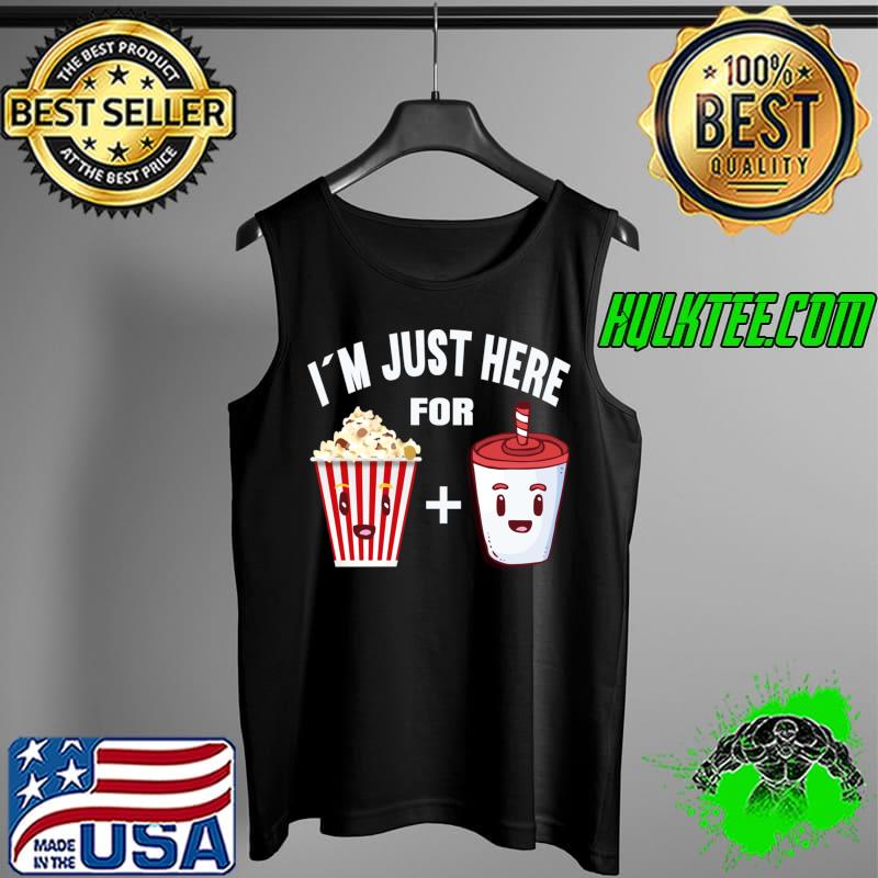 Cool Popcorn Butter Quotes Sweet Cinema Movie Snack T- Tank Top Cool Popcorn Butter Quotes Sweet Cinema Movie Snack T- Tank Top