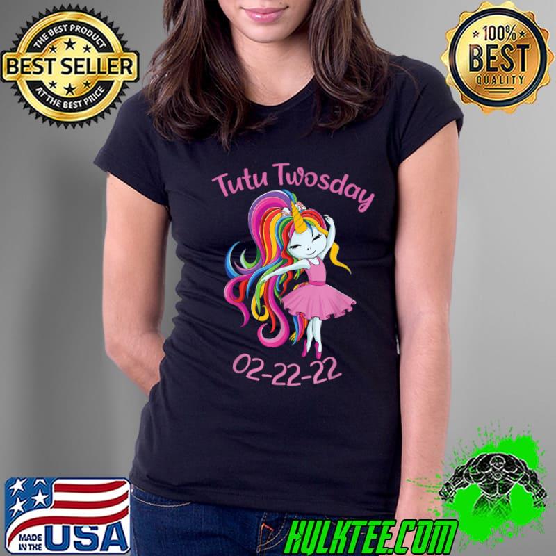 Cute TuTu Twosday 2-22-22 February 22, 2022 Ballet Dance Kid T-Shirt