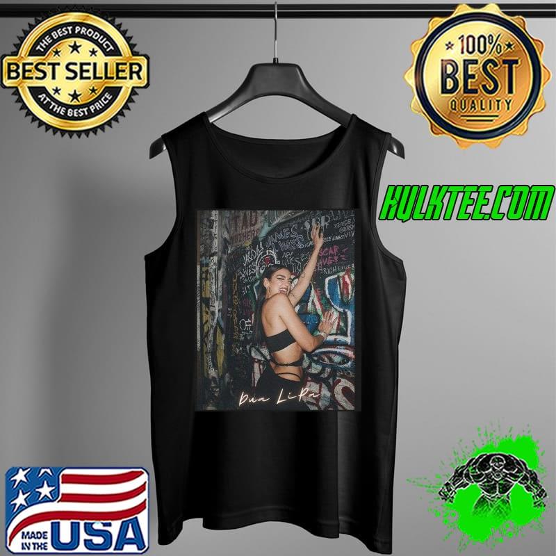 D lipa crew neck minimalist Tank Top D lipa crew neck minimalist Tank Top