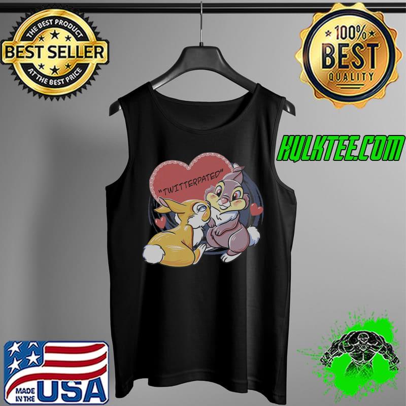 Disney Bambi Thumper & Miss Bunny Valentine's Day Premium T-Shirt Tank Top Disney Bambi Thumper & Miss Bunny Valentine's Day Premium T-Shirt Tank Top