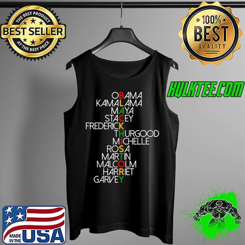 Dream Like Martin Lead Like Harriet Black History Month T-Shirt Tank Top Dream Like Martin Lead Like Harriet Black History Month T-Shirt Tank Top