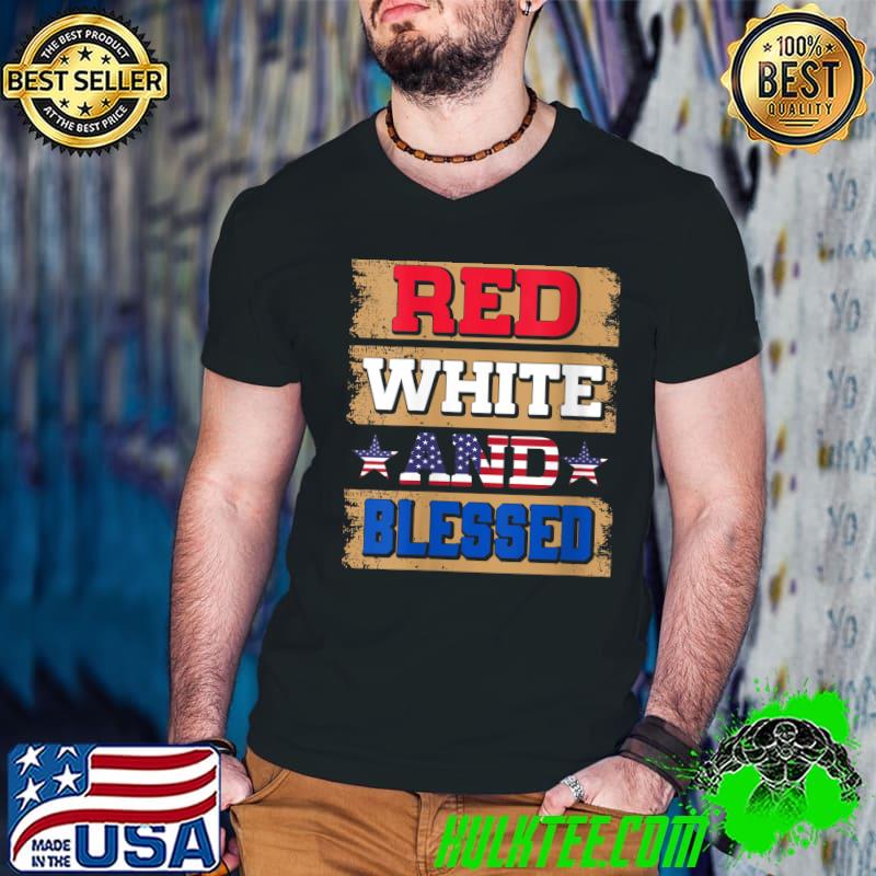 eterans Veteran Flag Patriotic - Red White And Blessed T-Shirt Guys V Neck eterans Veteran Flag Patriotic - Red White And Blessed T-Shirt Guys V Neck