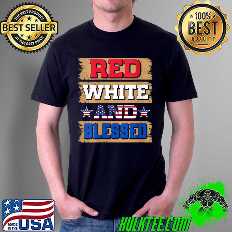 eterans Veteran Flag Patriotic - Red White And Blessed T-Shirt Unisex eterans Veteran Flag Patriotic - Red White And Blessed T-Shirt Unisex