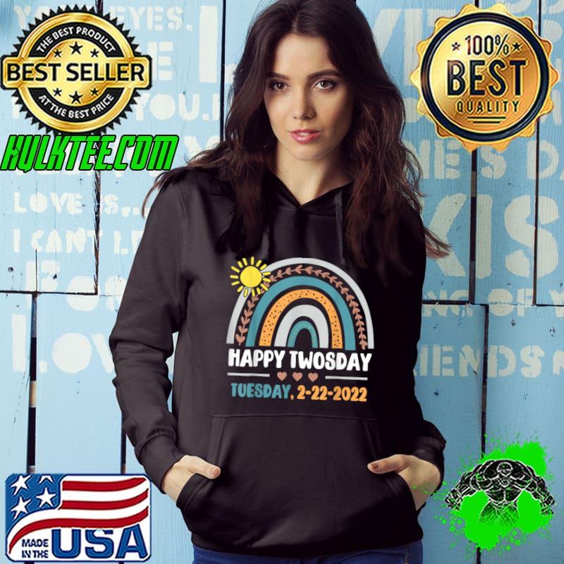 February 2nd 2022 2-22-22 Happy Twosday 2022 2s Day Teacher T-Shirt