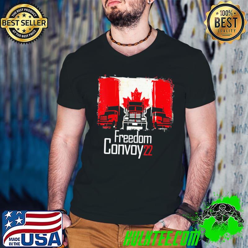 Funny Canada Freedom Convoy 2022 Flagge der kanadischen T-Shirt
