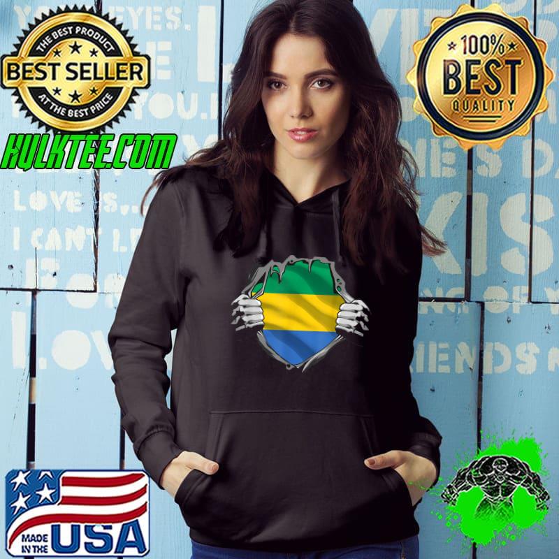Funny Gabon Flag Country Africa T-Shirt