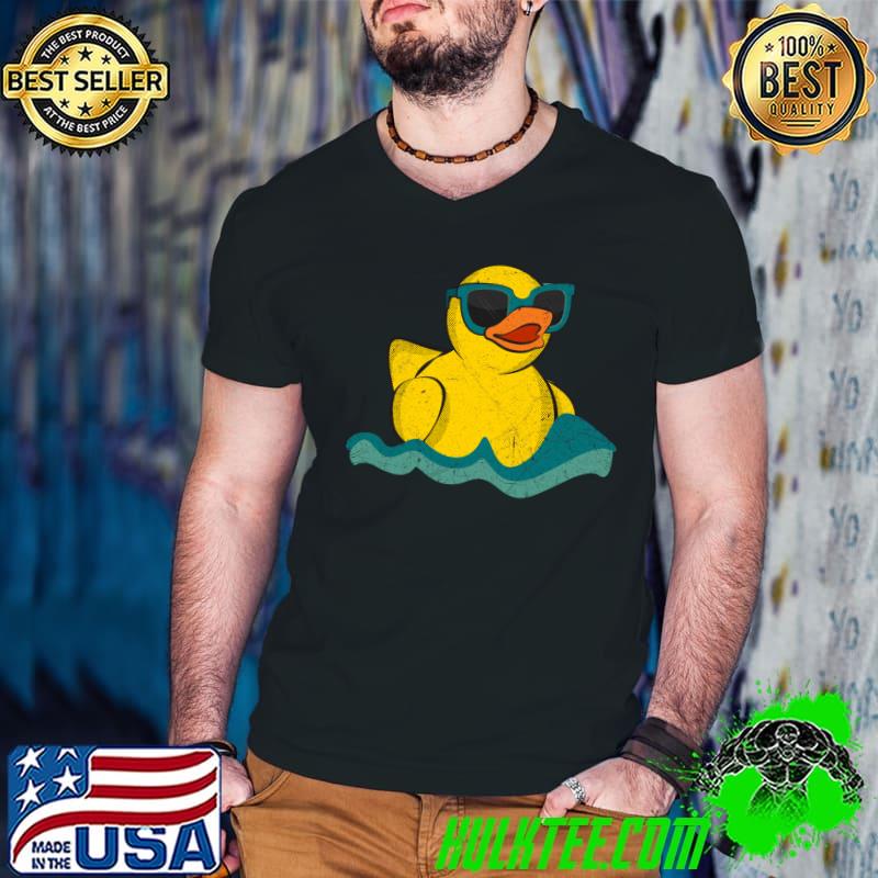 Funny Yellow Rubber Duck Cute Duckie Duckling Loves Ducks T-shirt