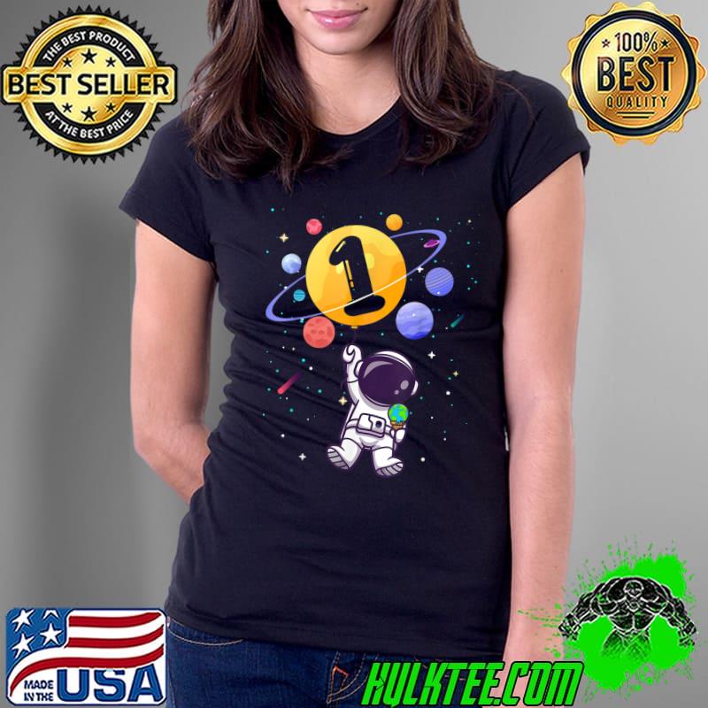 Gifts Astronaut 1st Birthday 1 Years Old Birthday Boy T-Shirt