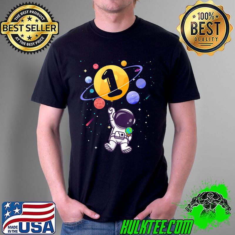 Gifts Astronaut 1st Birthday 1 Years Old Birthday Boy T-Shirt Unisex Gifts Astronaut 1st Birthday 1 Years Old Birthday Boy T-Shirt Unisex