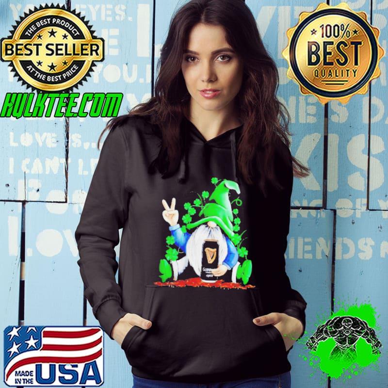 Gnomie hug guinness shamrock st. patrick‘s day shirt