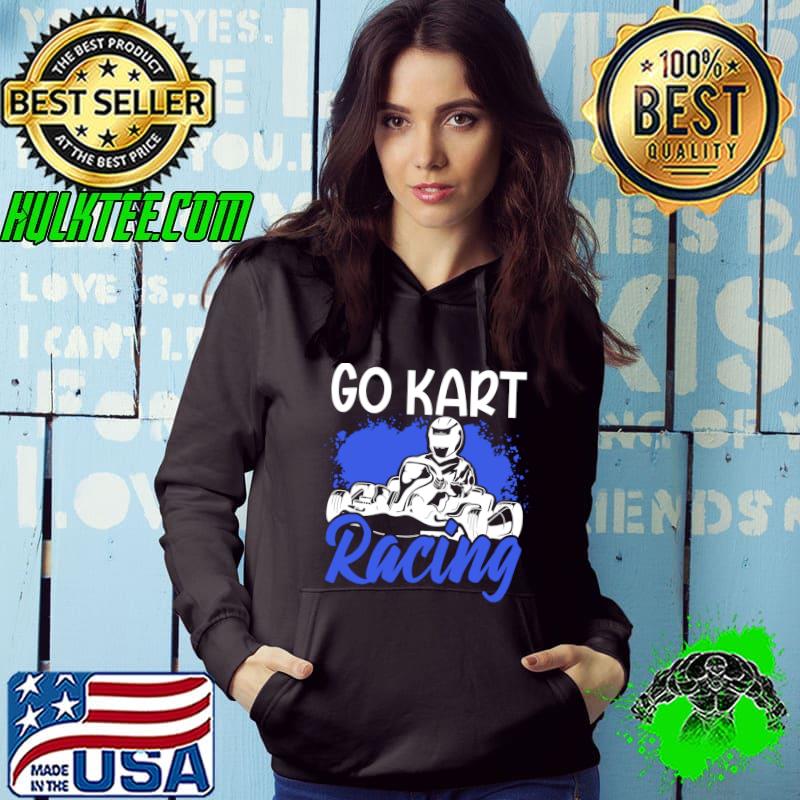 Go Kart Racing Flag Karting Go-Cart Racer T-shirt