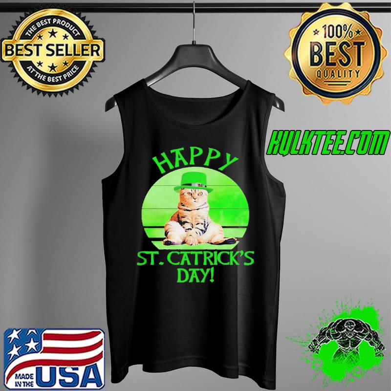 Happy st catrick's day cat Tank Top Happy st catrick's day cat Tank Top