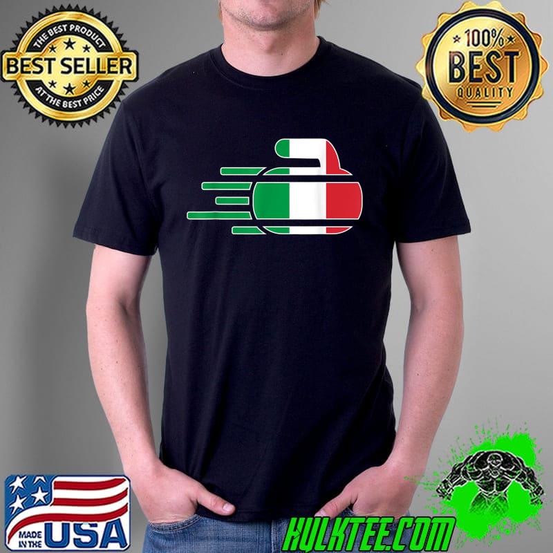 Italy Curling Team Fans Jersey Italian Curlers Winter Sports T-Shirt Unisex Italy Curling Team Fans Jersey Italian Curlers Winter Sports T-Shirt Unisex