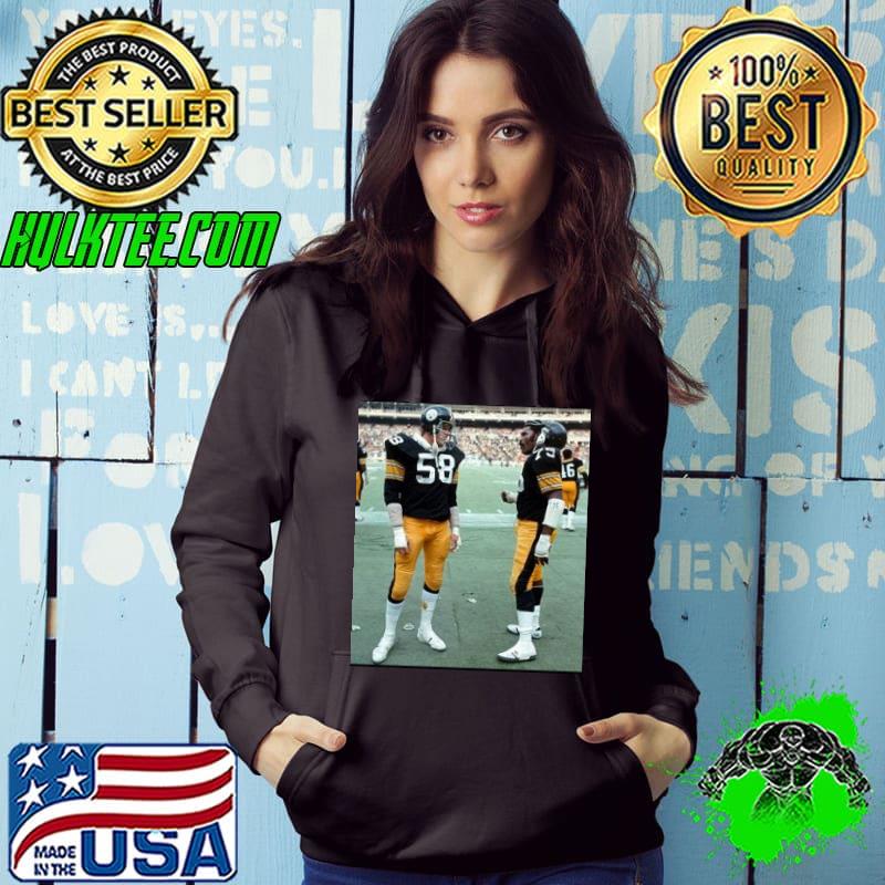 Jack lambert Joe greene Pittsburgh Steelers Football fan Hoodie Jack lambert Joe greene Pittsburgh Steelers Football fan Hoodie