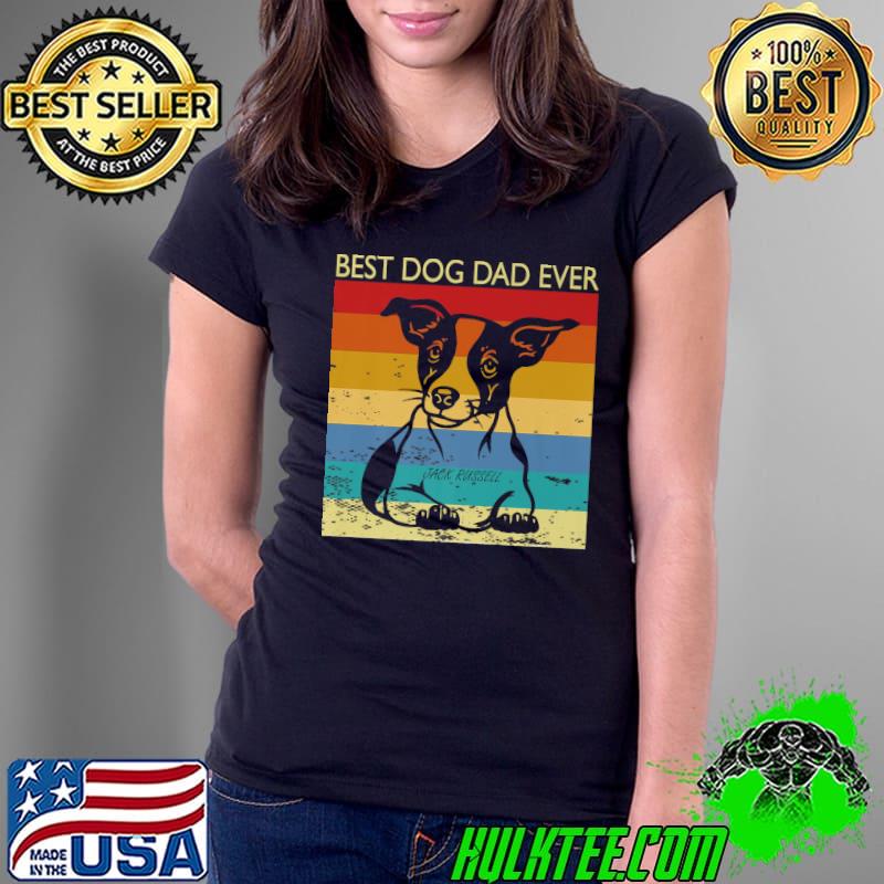 Jack Russell Terrier Lover Best Jack Russell Dad Ever Premium T-Shirt