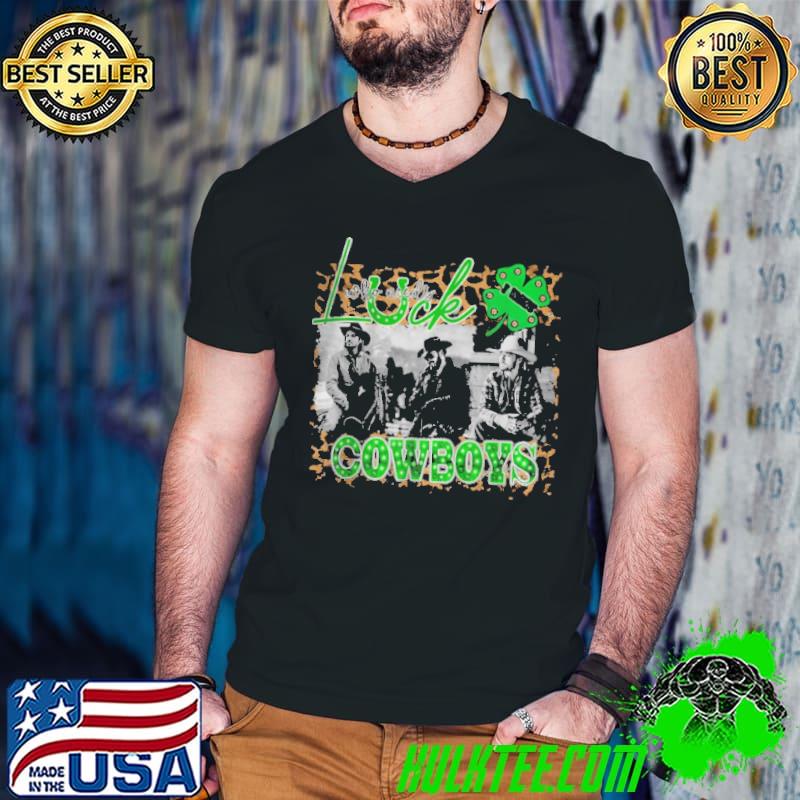 Leopard who needs luck I want Cowboys st patricks day Guys V Neck Leopard who needs luck I want Cowboys st patricks day Guys V Neck