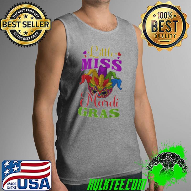 Little miss mardI gras design mardI gras beads Tank Top Little miss mardI gras design mardI gras beads Tank Top
