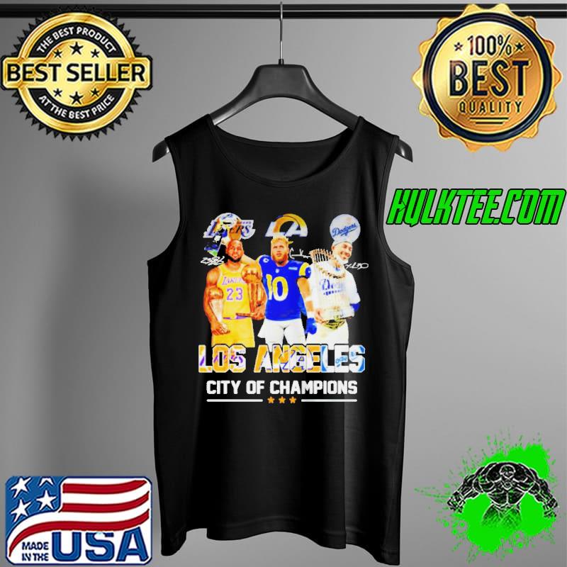 Los angeles city of champions best players signature Tank Top Los angeles city of champions best players signature Tank Top