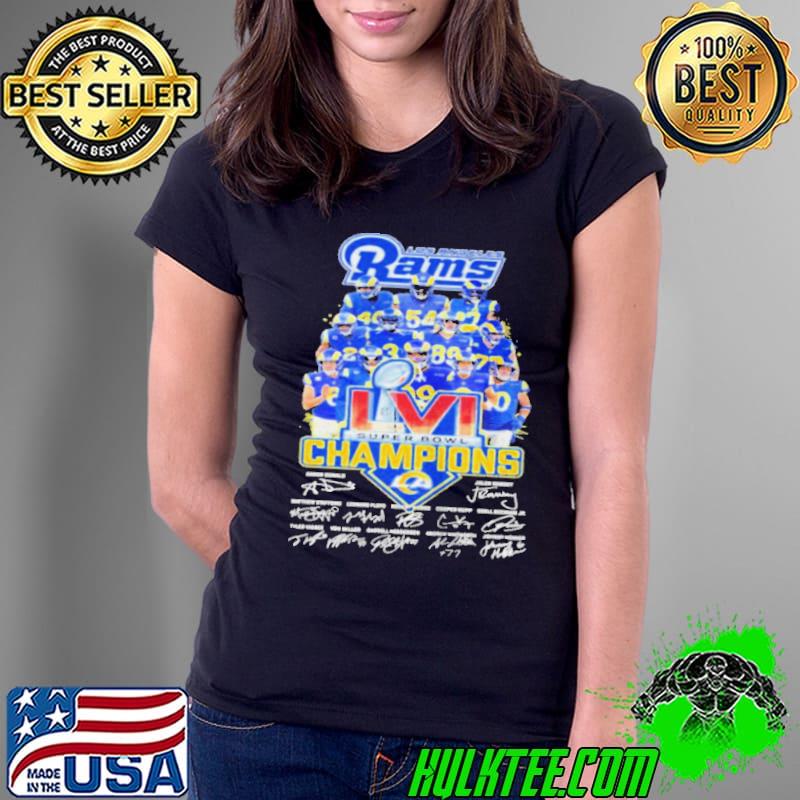 Los angeles rams lvI super bowl champions shirt
