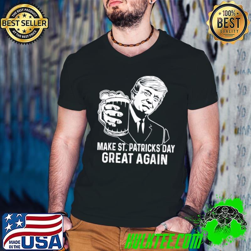 Make saint st patrick's day great again funny Trump classic Guys V Neck Make saint st patrick's day great again funny Trump classic Guys V Neck