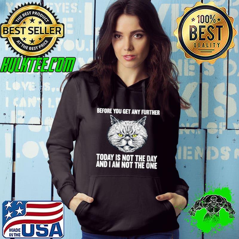 Mean Cat Today Is Not The Day And I Am Not The One T-shirt