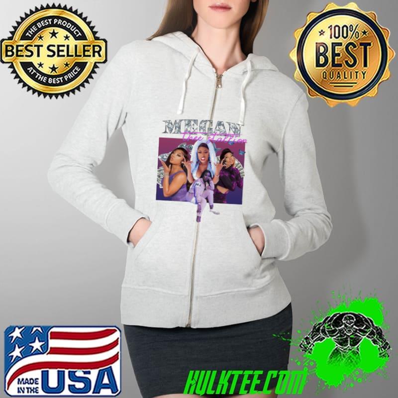 Megan thee stallion vintage style 90s bootleg Full Zip Hooded Megan thee stallion vintage style 90s bootleg Full Zip Hooded