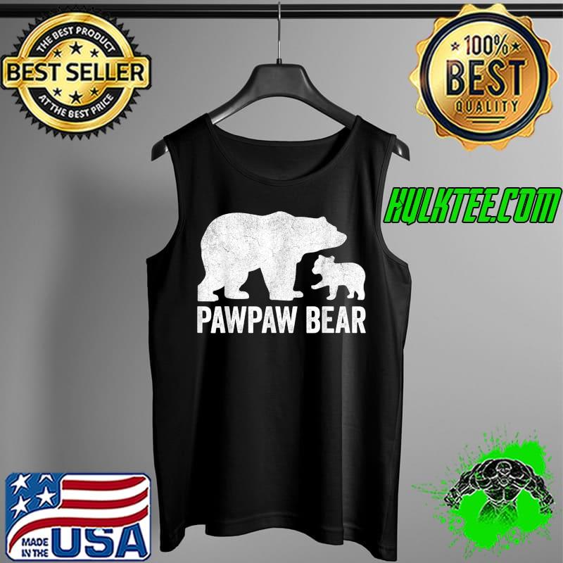 Mens Pawpaw Bear Fathers Day Grandad Shirt, Funny Cub Kid Grandpa T-Shirt Tank Top Mens Pawpaw Bear Fathers Day Grandad Shirt, Funny Cub Kid Grandpa T-Shirt Tank Top