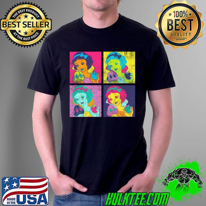 Nice Disney Snow White Bright Neon Retro Box Poster Premium T-Shirt Unisex Nice Disney Snow White Bright Neon Retro Box Poster Premium T-Shirt Unisex
