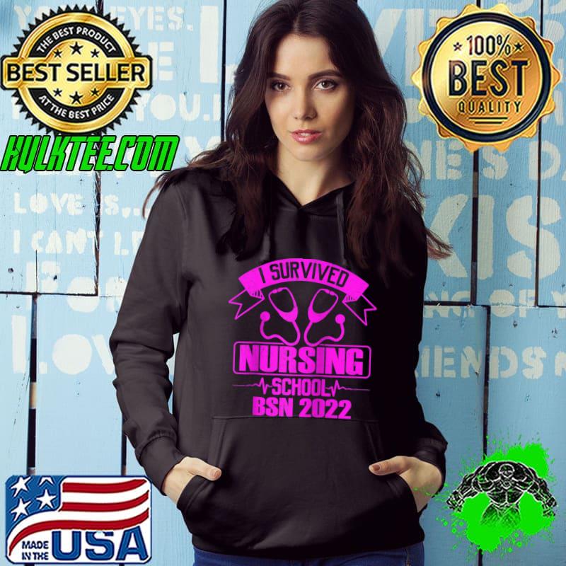 Nurse Graduation Survived Nursing School BSN 2022 Nurse T-Shirt