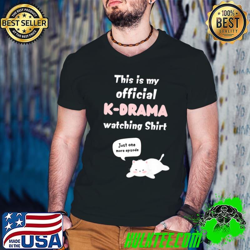 Official K-Drama Watching Outfit Funny Hanguk Kpop Fan Premium T-Shirt