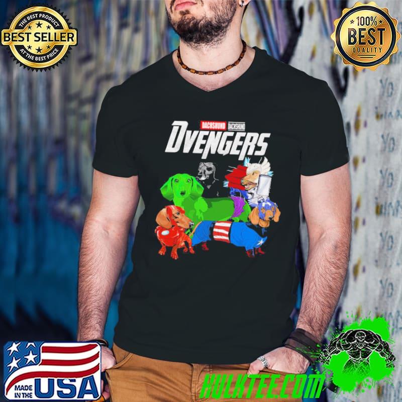 Premium Avengers Dachshund Dvengers Shirt Guys V Neck Premium Avengers Dachshund Dvengers Shirt Guys V Neck