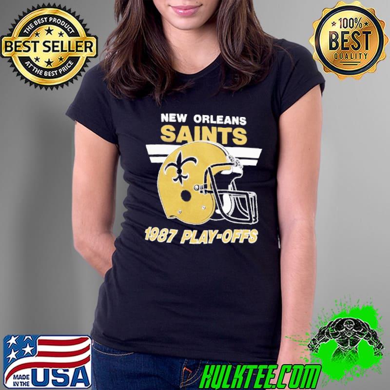 Premium Helmet New Orleans Saints 1987 Play Offs Shirt