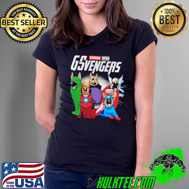 Pretty Marvel Avengers German Shepherd Gsvengers Shirt
