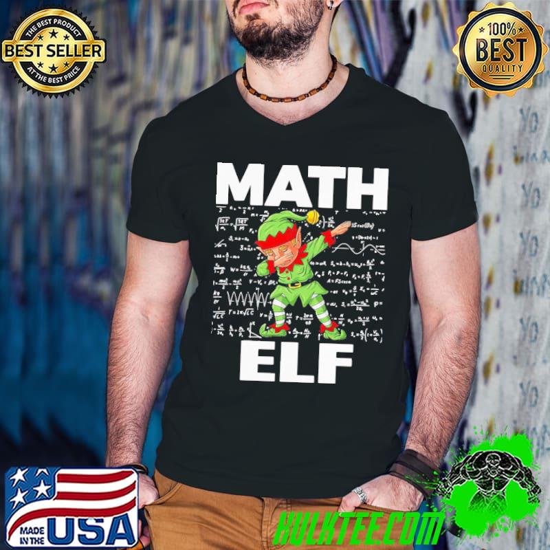 Pretty The Math Elf Dabbing 2021 Shirt Guys V Neck Pretty The Math Elf Dabbing 2021 Shirt Guys V Neck